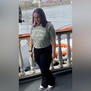 Comfort Colors “Nashville Music City” Minty Green T-Shirt | Size SP